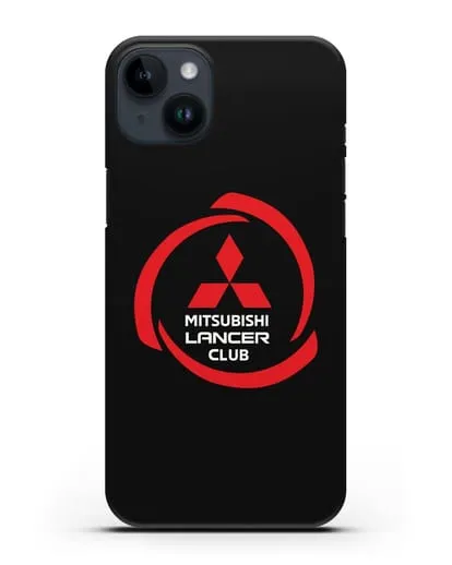 Чехол Mitsubishi Lancer Club силиконовый для iPhone 14 Plus