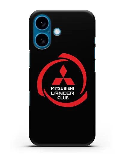 Чехол Mitsubishi Lancer Club силиконовый для iPhone 16