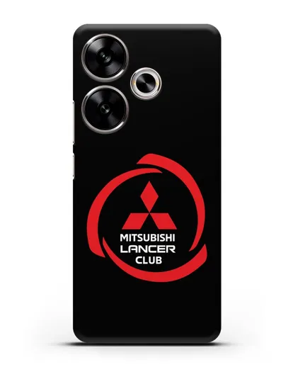 Чехол Mitsubishi Lancer Club силиконовый для Xiaomi Poco F6
