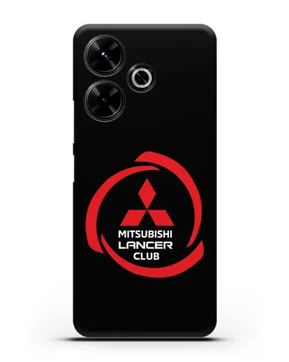 Чехол Mitsubishi Lancer Club силиконовый для Xiaomi Poco M6