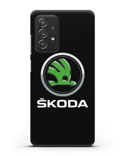 Чехол с логотипом Skoda силиконовый для Samsung Galaxy A53