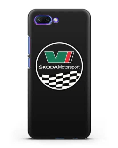 Чехол с логотипом Skoda Motorsport силиконовый для Honor 10