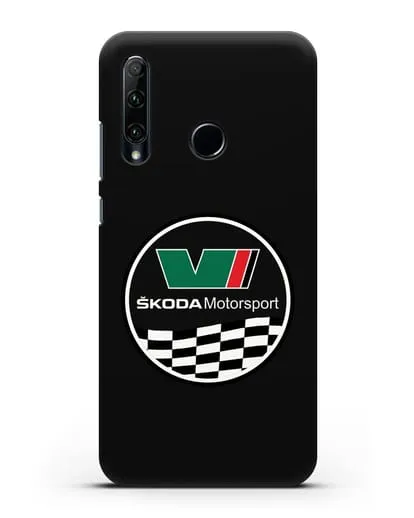 Чехол с логотипом Skoda Motorsport силиконовый для Honor 20e