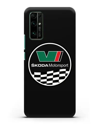 Чехол с логотипом Skoda Motorsport силиконовый для Honor 30
