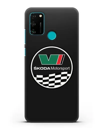 Чехол с логотипом Skoda Motorsport силиконовый для Honor 9A