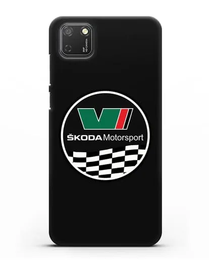 Чехол с логотипом Skoda Motorsport силиконовый для Honor 9S