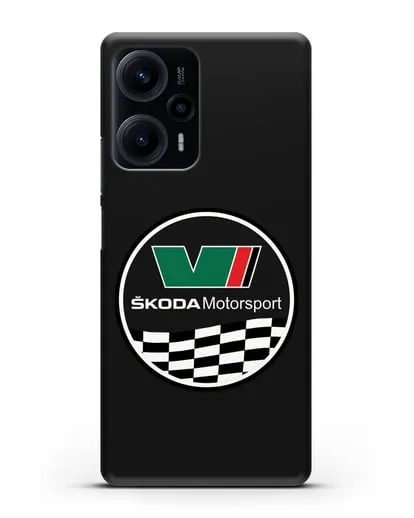 Чехол с логотипом Skoda Motorsport силиконовый для Xiaomi Poco F5