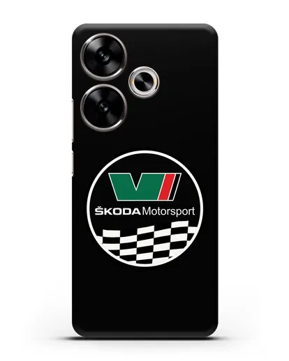 Чехол с логотипом Skoda Motorsport силиконовый для Xiaomi Poco F6