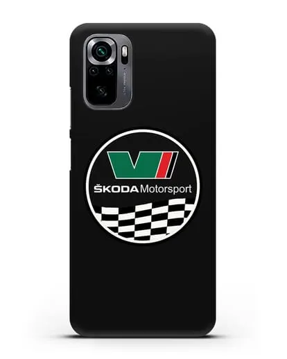 Чехол с логотипом Skoda Motorsport силиконовый для Xiaomi Poco M5s