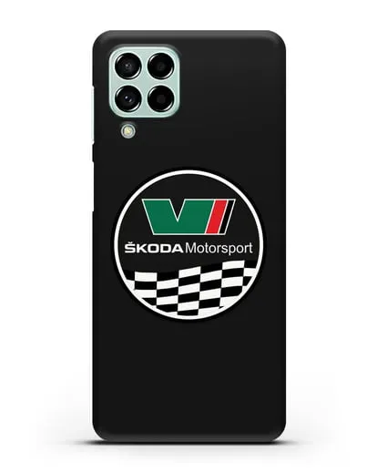 Чехол с логотипом Skoda Motorsport силиконовый для Samsung Galaxy M53 [SM-M536]