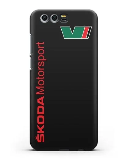 Чехол с надписью Skoda Motorsport силиконовый для Honor 9