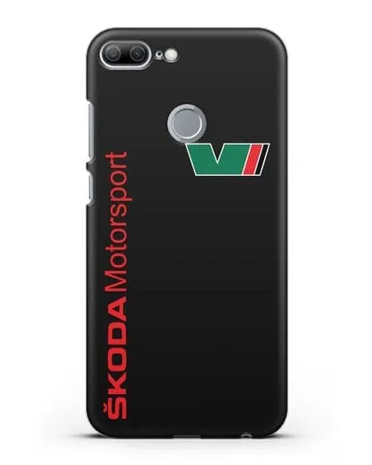 Чехол с надписью Skoda Motorsport силиконовый для Honor 9 Lite