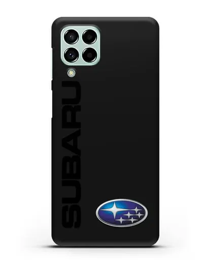 Чехол с надписью Subaru и логотипом силиконовый для Samsung Galaxy M53 [SM-M536]