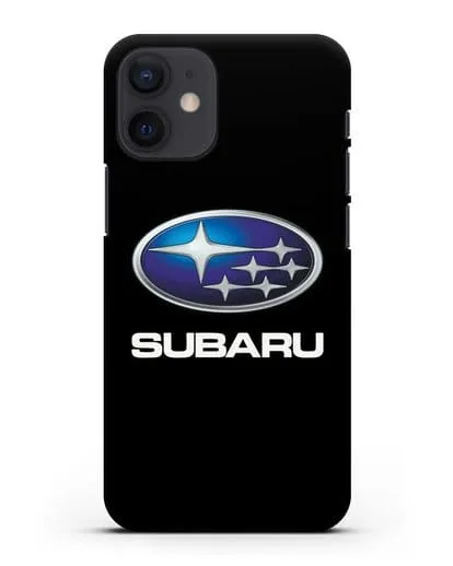 Чехол с логотипом Subaru силиконовый для iPhone 12 mini