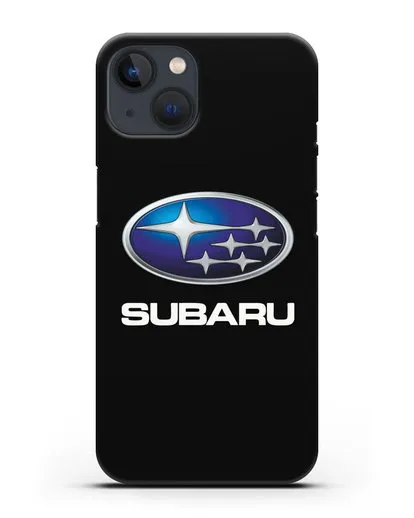 Чехол с логотипом Subaru силиконовый для iPhone 13