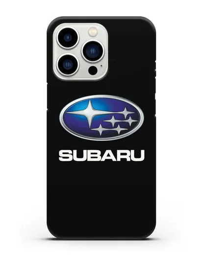 Чехол с логотипом Subaru силиконовый для iPhone 13 Pro