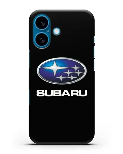 Чехол с логотипом Subaru силиконовый для iPhone 16