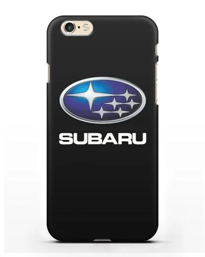 Чехол с логотипом Subaru силиконовый для iPhone 6s