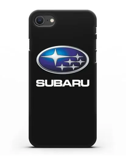 Чехол с логотипом Subaru силиконовый для iPhone SE 2020