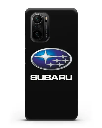 Чехол с логотипом Subaru силиконовый для Xiaomi Poco F3