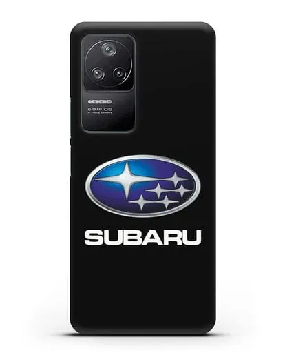 Чехол с логотипом Subaru силиконовый для Xiaomi Poco F4