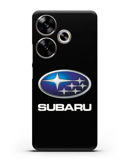 Чехол с логотипом Subaru силиконовый для Xiaomi Poco F6
