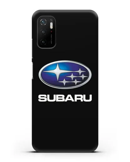Чехол с логотипом Subaru силиконовый для Xiaomi Poco M3 Pro
