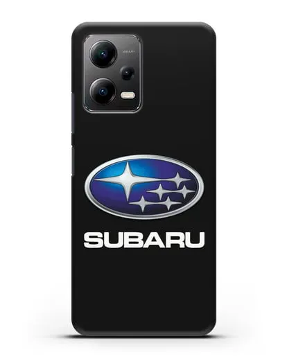Чехол с логотипом Subaru силиконовый для Xiaomi Poco X5
