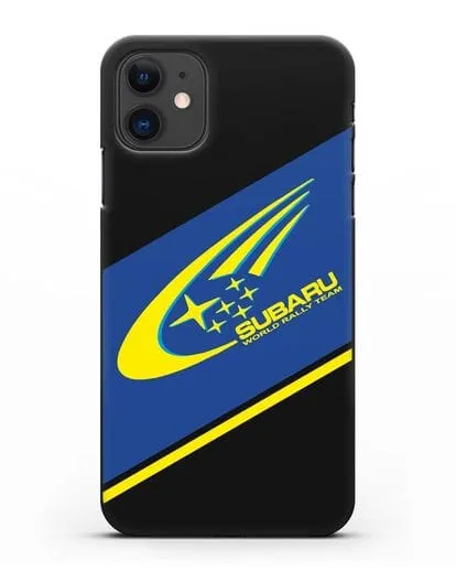 Чехол с логотипом Subaru World Rally Team силиконовый для iPhone 11