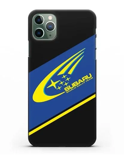 Чехол с логотипом Subaru World Rally Team силиконовый для iPhone 11 Pro Max