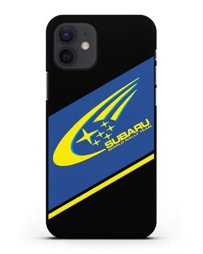 Чехол с логотипом Subaru World Rally Team силиконовый для iPhone 12