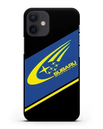 Чехол с логотипом Subaru World Rally Team силиконовый для iPhone 12 mini