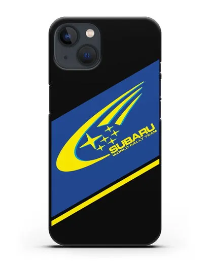 Чехол с логотипом Subaru World Rally Team силиконовый для iPhone 13