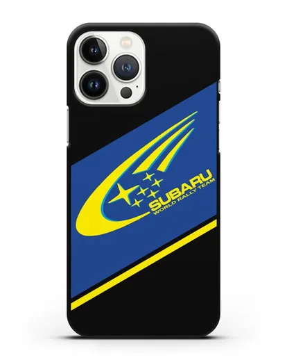 Чехол с логотипом Subaru World Rally Team силиконовый для iPhone 13 Pro Max