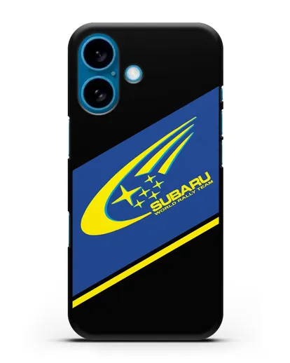 Чехол с логотипом Subaru World Rally Team силиконовый для iPhone 16