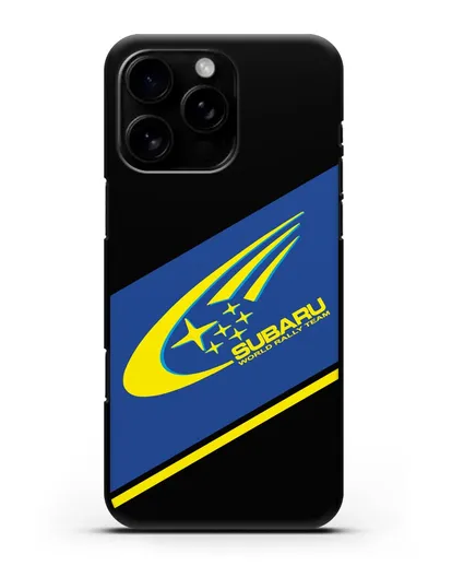 Чехол с логотипом Subaru World Rally Team силиконовый для iPhone 16 Pro Max
