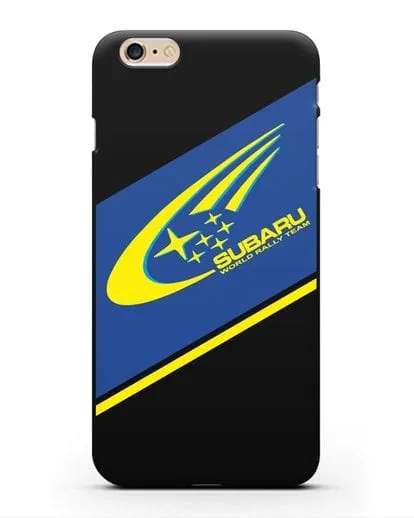 Чехол с логотипом Subaru World Rally Team силиконовый для iPhone 6 Plus