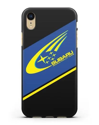 Чехол с логотипом Subaru World Rally Team силиконовый для iPhone XR