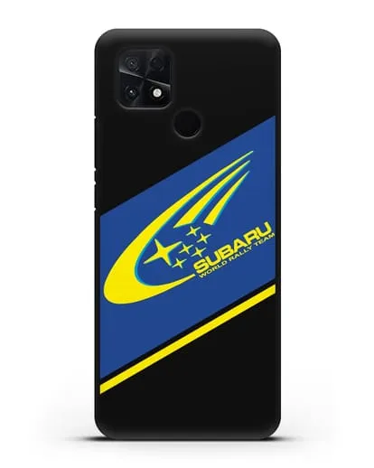 Чехол с логотипом Subaru World Rally Team силиконовый для Xiaomi Poco C40
