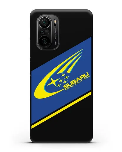 Чехол с логотипом Subaru World Rally Team силиконовый для Xiaomi Poco F3