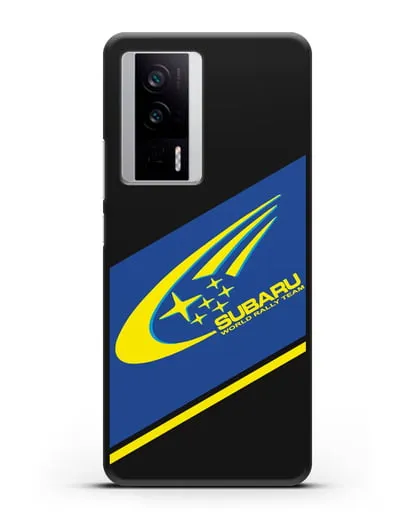 Чехол с логотипом Subaru World Rally Team силиконовый для Xiaomi Poco F5 Pro