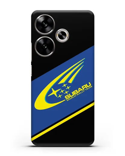 Чехол с логотипом Subaru World Rally Team силиконовый для Xiaomi Poco F6
