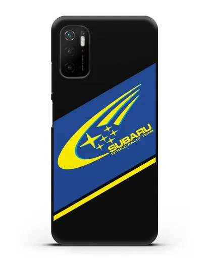 Чехол с логотипом Subaru World Rally Team силиконовый для Xiaomi Poco M3 Pro