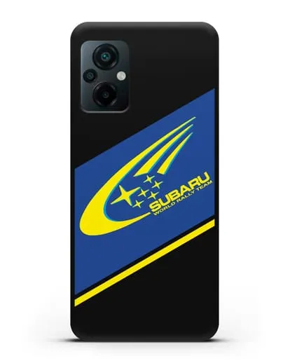 Чехол с логотипом Subaru World Rally Team силиконовый для Xiaomi Poco M5