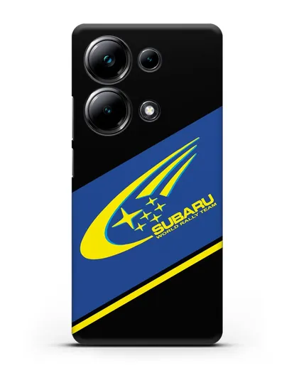 Чехол с логотипом Subaru World Rally Team силиконовый для Xiaomi Poco M6 Pro