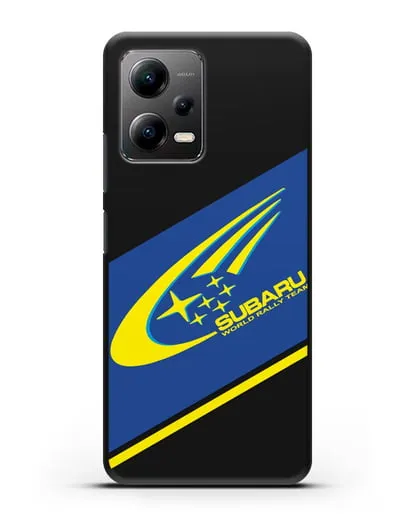 Чехол с логотипом Subaru World Rally Team силиконовый для Xiaomi Poco X5