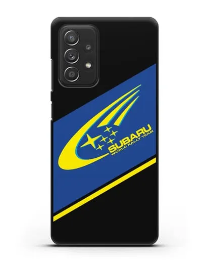 Чехол с логотипом Subaru World Rally Team силиконовый для Samsung Galaxy A53