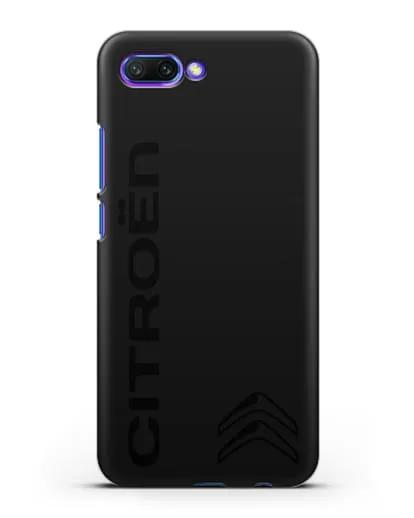 Чехол с надписью Citroen и логотипом силиконовый для Honor 10