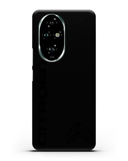 Чехол с надписью Citroen и логотипом силиконовый для Honor 200 Pro