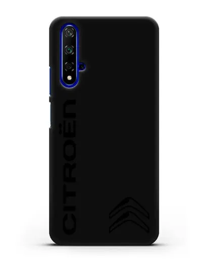 Чехол с надписью Citroen и логотипом силиконовый для Honor 20